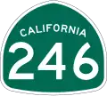 State Route 246 marker