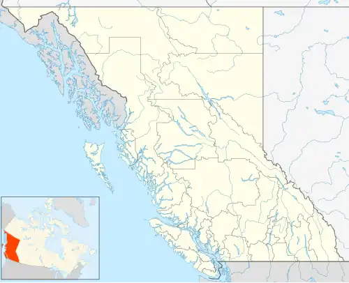 Gitsegukla is located in British Columbia