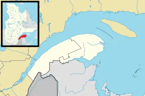 Causapscal is located in Eastern Quebec