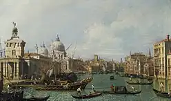 The Grand Canal from the Salute towards the Carità