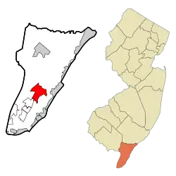 Map of Cape May Court House CDP in Cape May County Interactive map of Cape May Court House, New Jersey