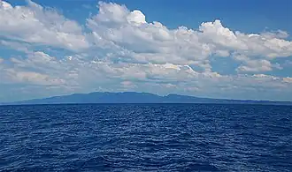 View of Cape Espiritu Santo from the Pacific Ocean
