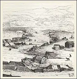 The burgeoning town of Caracoles in 1872.