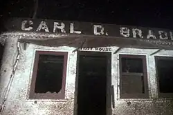 photograph of Carl D. Bradley's pilot house door