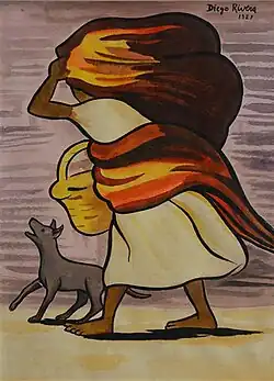 Cargadora con perro, 1927