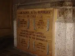 Tomb of the Carrera brothers.