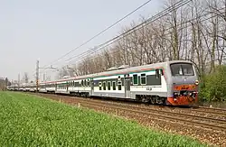 Former push–pull trainset of TILO in 2007, with early livery