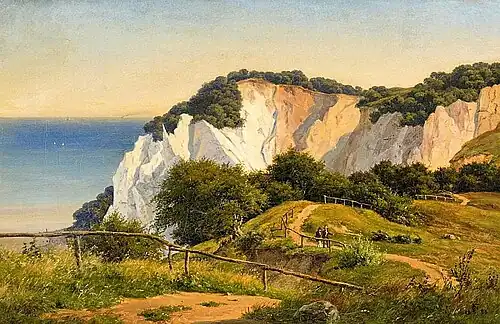 Summerday at Møns Klint (1855)