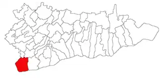 Location in Călărași County
