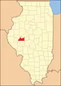 In 1845, the county's border was adjusted southward, enlarging it to its current size.