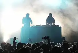 Cassius performing at RockAdel Festival in 2012