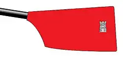 Image showing the rowing club's blade colours
