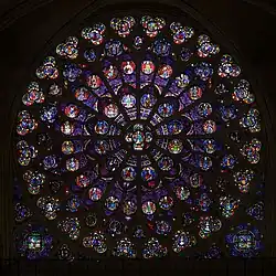 South rose window of Notre Dame de Paris (13th century)