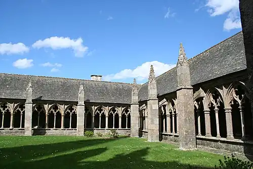View of the cloisters