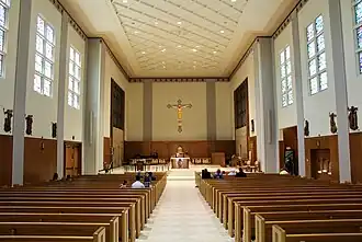 View up the nave toward the chancel