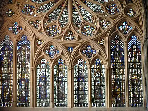 Detail of the West Rose Window