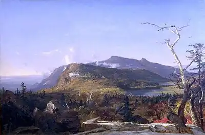 A depiction of the Catskill Mountain House in 1856