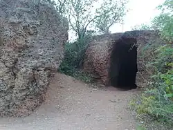 Caves on Pandavula metta