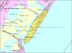 Census Bureau map of Stone Harbor, New Jersey