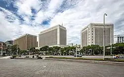 CBC headquarters; before moving there in the 1970s, the CBC's operations were scattered across various locations in Taipei