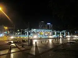 Solomou Square as seen from the Tripoli Bastion.