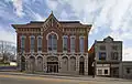 Former fire station and city hall.