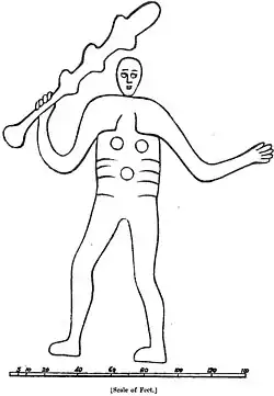 1842 drawing by the antiquary and editor John Sydenham[52]