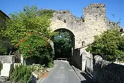 A stone plaque with carved inscriptions