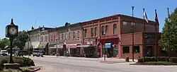 The Chadron Commercial Historic District, which is listed in the National Register of Historic Places, August 2010