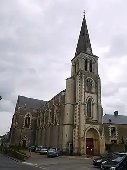 The church in Chambellay