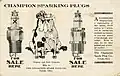 Champion Spark Plug Advertisement, 1914