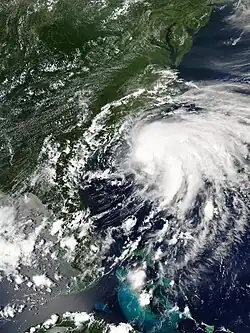Chantal on July 5 off the Carolina coast