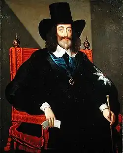 Edward Bower's King Charles I at his trial; 1648.[73]