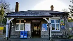 Chesham tube station main entrance