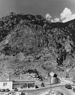 NORAD Entrance, Cheyenne Mountain,1968
