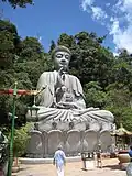 Giant Buddha statue.