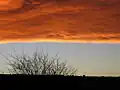 Chinook arch in Calgary, Alberta, 19&nbsp;November 2005