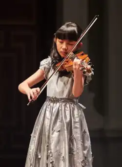 Chloe Chua performing at the 2018 Young Talents Project
