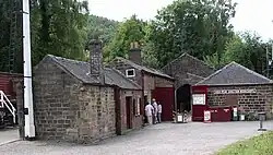 The workshops and offices at High Peak Junction today