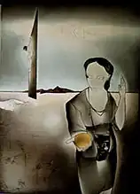 Christ, Leica and orange, 92x73cm, 1963