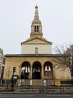 Facade of the church