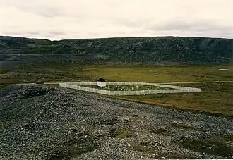 The churchyard in Hamningberg