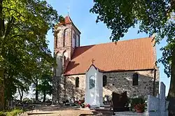 St. Michel church in Cielęta, 1st half of the 14th century, altered in 1783