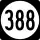 Highway 388 marker