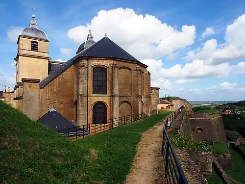 Saint-Martin church in the citadel of Montmédy.