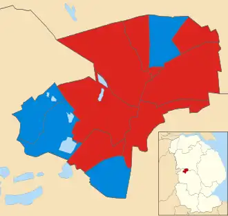 2010 results map