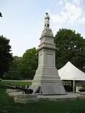 Civil War memorial, August 2009