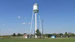Water tower in Clarksburg