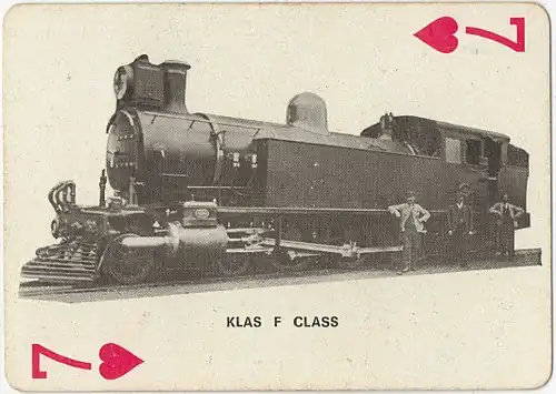 SAR Class F no. 81, as depicted on a SAR Museum Playing Card