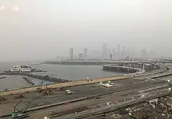 Coastal road under construction, Mumbai